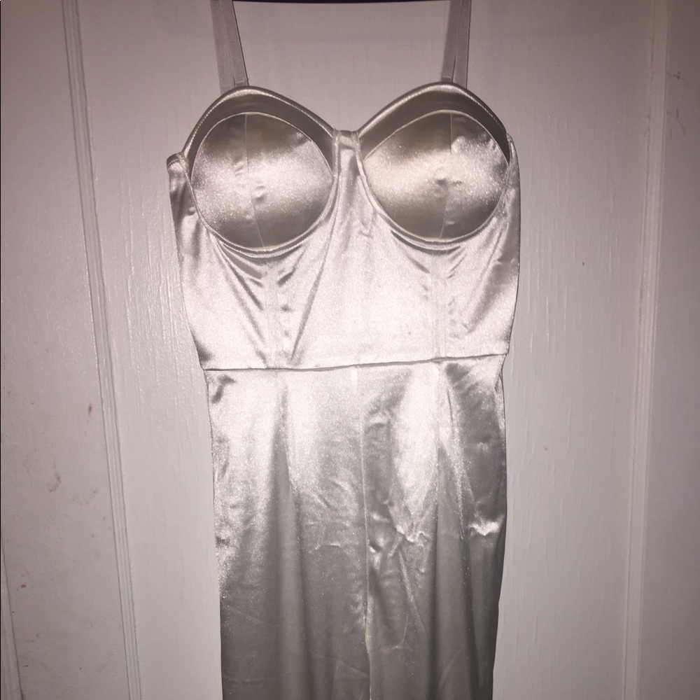 White Fashionnova Jumpsuit